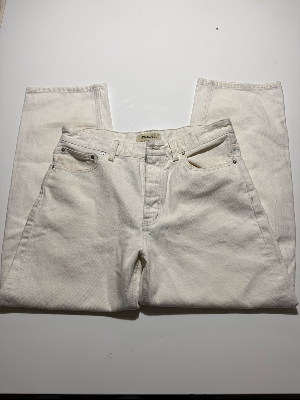 Madewell The Darted Barrel-Leg Jean